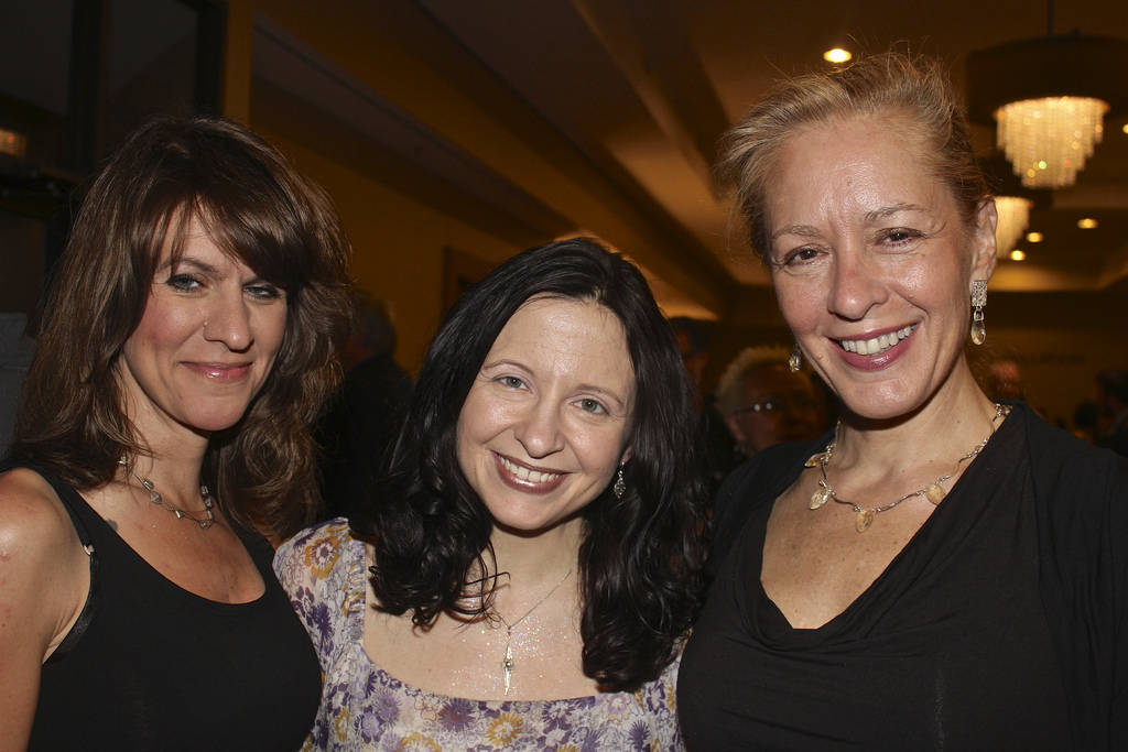 Nancy, me, and Katherine Pendill at the Awards Dinner (Photo by Bill Clemente)